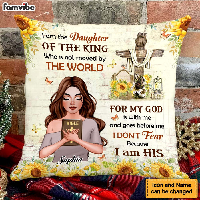 Personalized Gift For Daughter The Daughter Of The King Pillow 28002 1