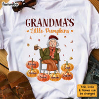 Personalized Gift For Grandma Fall Season Pumpkin Shirt - Hoodie - Sweatshirt 28004 thumb 1