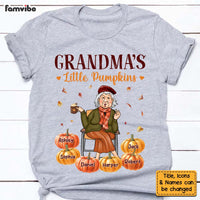 Personalized Gift For Grandma Fall Season Pumpkin Shirt - Hoodie - Sweatshirt 28004 thumb 1