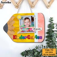 Personalized Photo Grandson Back To School Wood Sign 28005 thumb 1