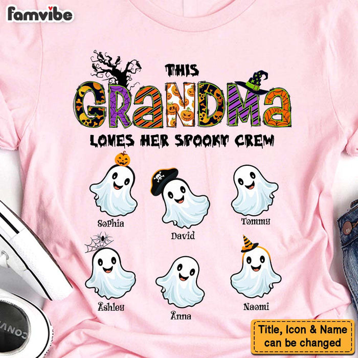 Personalized Gift For Nana Grandma Loves Her Spooky Crew Shirt - Hoodie - Sweatshirt 28008 1