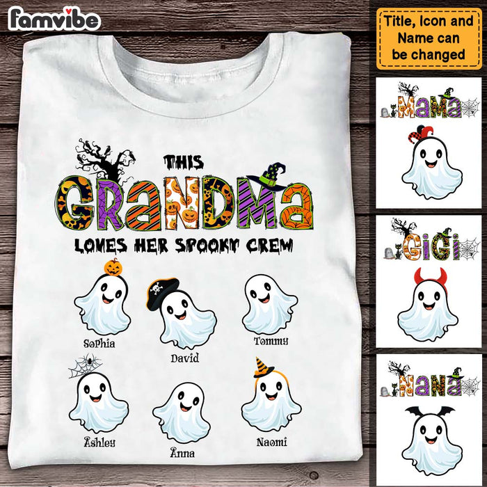 Personalized Gift For Nana Grandma Loves Her Spooky Crew Shirt - Hoodie - Sweatshirt 28008 1