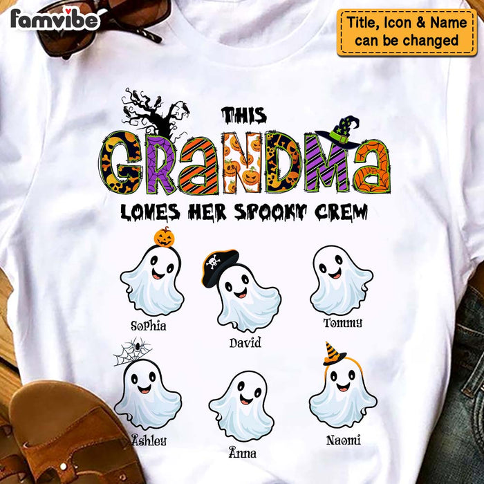 Personalized Gift For Nana Grandma Loves Her Spooky Crew Shirt - Hoodie - Sweatshirt 28008 1