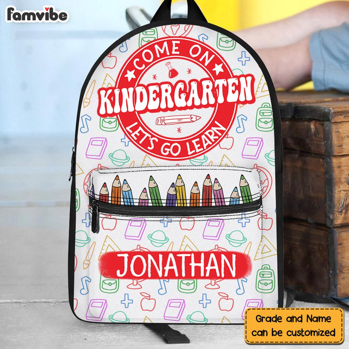 Personalized Gift For Granddaughter Come On Back To School BackPack 28010 1