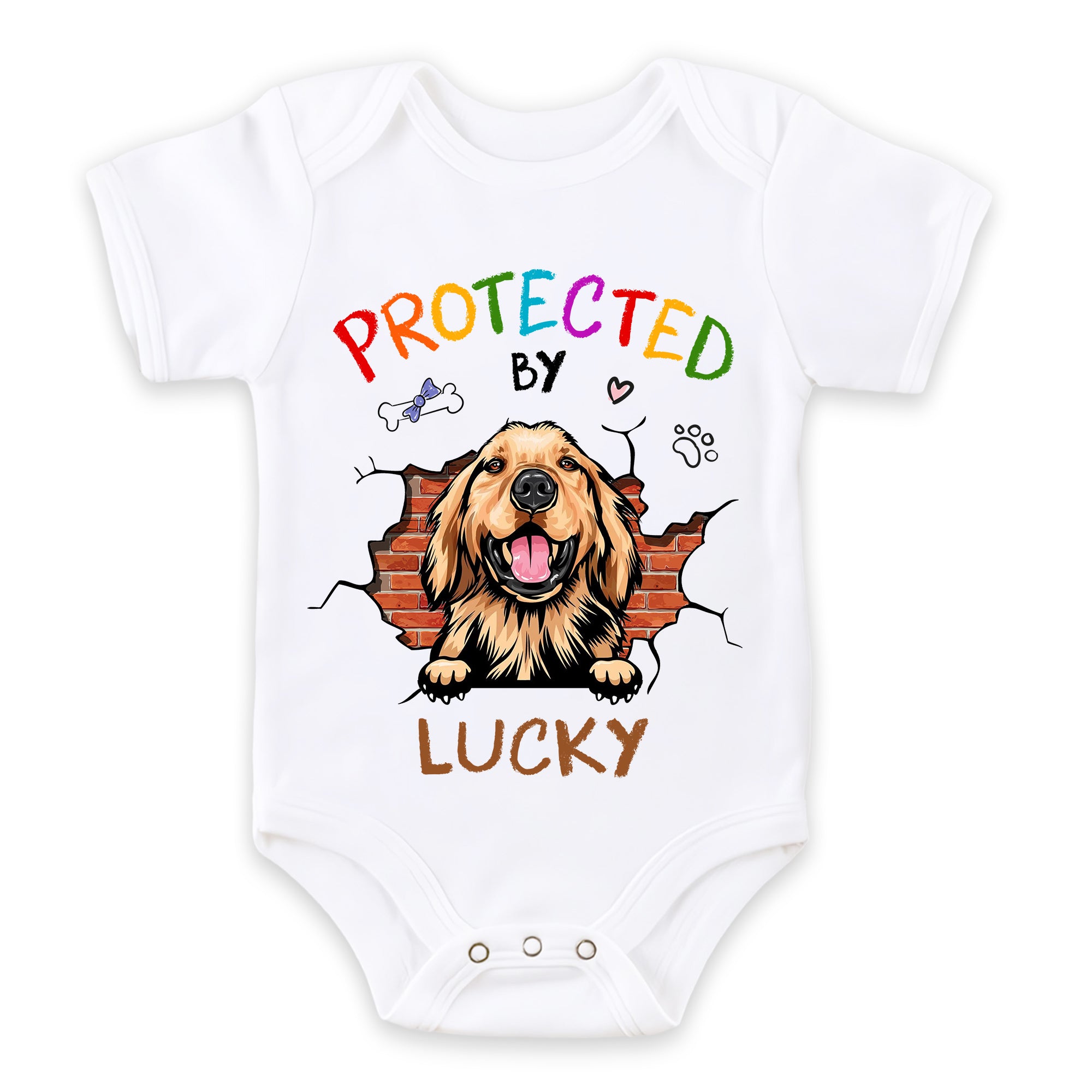 Personalized Gift For New Born Dog Owner Baby Onesie 28016 Primary Mockup