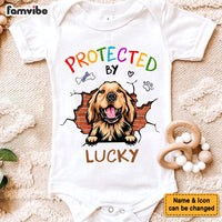 Personalized Gift For New Born Dog Owner Baby Onesie 28016 thumb 1