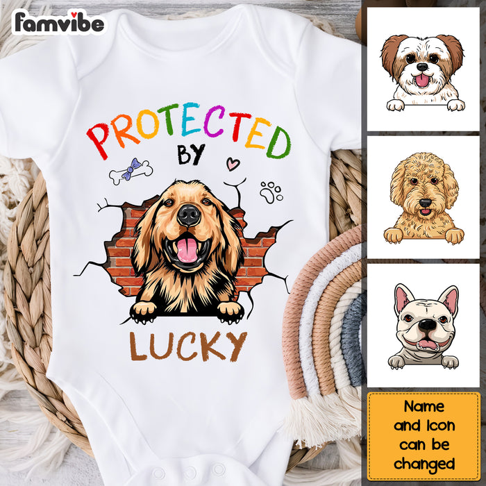 Personalized Gift For New Born Dog Owner Baby Onesie 28016 1
