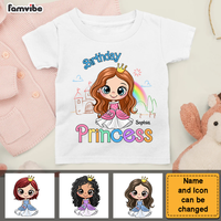 Personalized Gift For Granddaughter Birthday Princess Kid T Shirt 28020 thumb 1