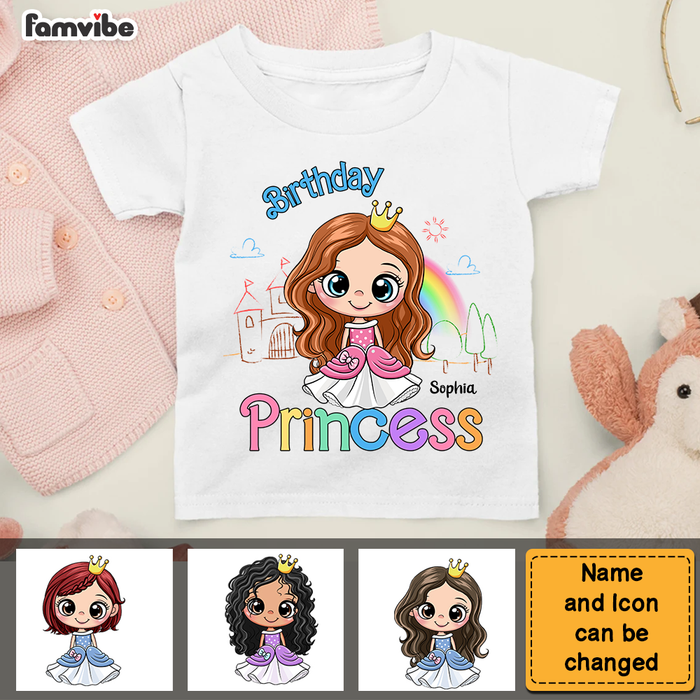Personalized Gift For Granddaughter Birthday Princess Kid T Shirt 28020 1