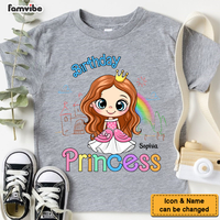Personalized Gift For Granddaughter Birthday Princess Kid T Shirt 28020 thumb 1