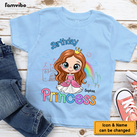 Personalized Gift For Granddaughter Birthday Princess Kid T Shirt 28020 thumb 1