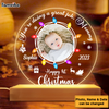 Personalized  Upload Photo Baby's First Christmas Plaque LED Lamp Night Light 28021 1