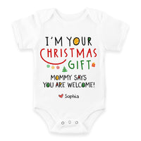Personalized I'm Your Christmas Gift Baby Onesie 28023 thumb 1