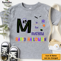 Personalized Gift For Grandson Alphabet Halloween Kid T Shirt 28027 thumb 1