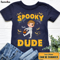 Personalized Gift For Grandson Spooky Dude Kid T Shirt 28030 thumb 1