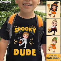 Personalized Gift For Grandson Spooky Dude Kid T Shirt 28030 thumb 1