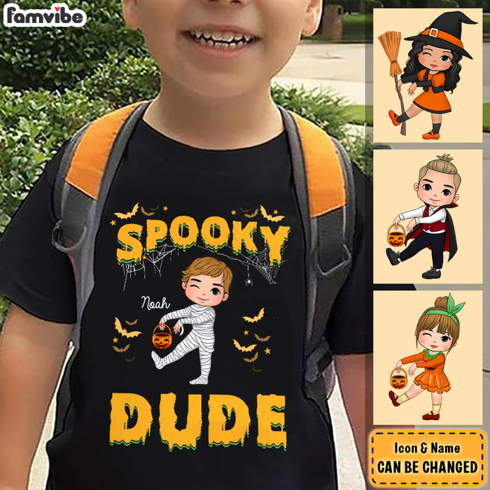 Personalized Gift For Grandson Spooky Dude Kid T Shirt 28030 1