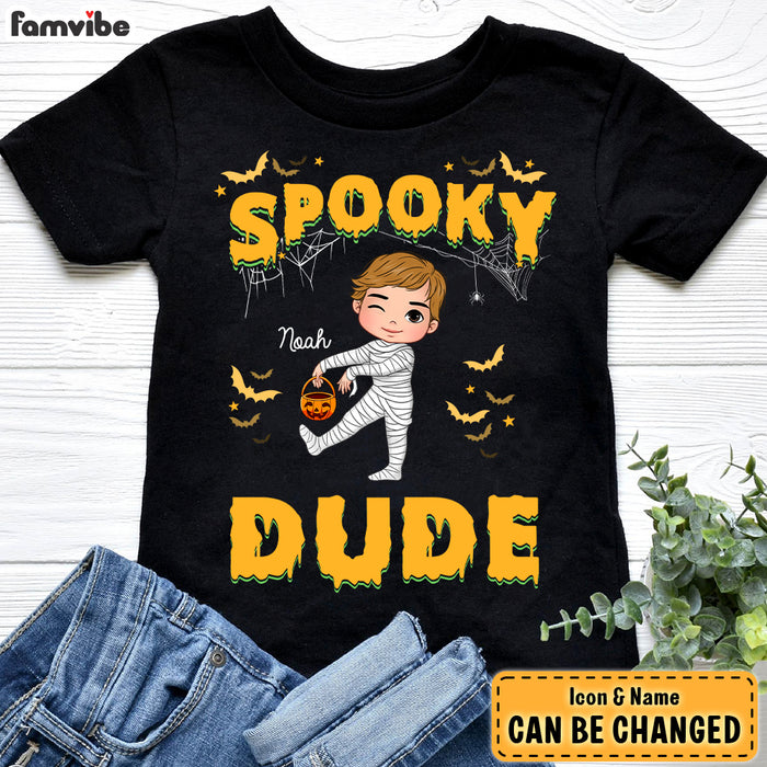 Personalized Gift For Grandson Spooky Dude Kid T Shirt 28030 1