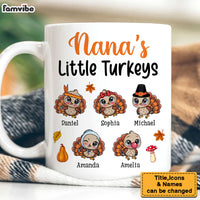 Personalized Gift For Grandma Nana's Turkeys Mug 28034 thumb 1