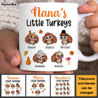 Personalized Gift For Grandma Nana's Turkeys Mug 28034 thumb 1