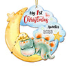 Personalized Baby Gift My First Christmas Dinosaur Ornament 28035 1