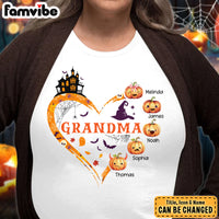 Personalized Halloween Gift For Grandma Cute Pumpkins Shirt - Hoodie - Sweatshirt 28036 thumb 1