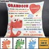 Personalized Gift For Grandson Drawing Dinosaur Inside This Pillow 28037 1