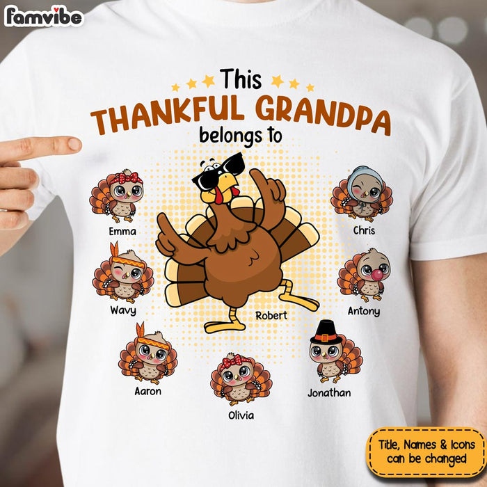 Personalized Gift For Grandpa Turkey Shirt - Hoodie - Sweatshirt 28041 1