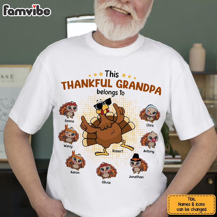 Personalized Gift For Grandpa Turkey Shirt - Hoodie - Sweatshirt 28041 1