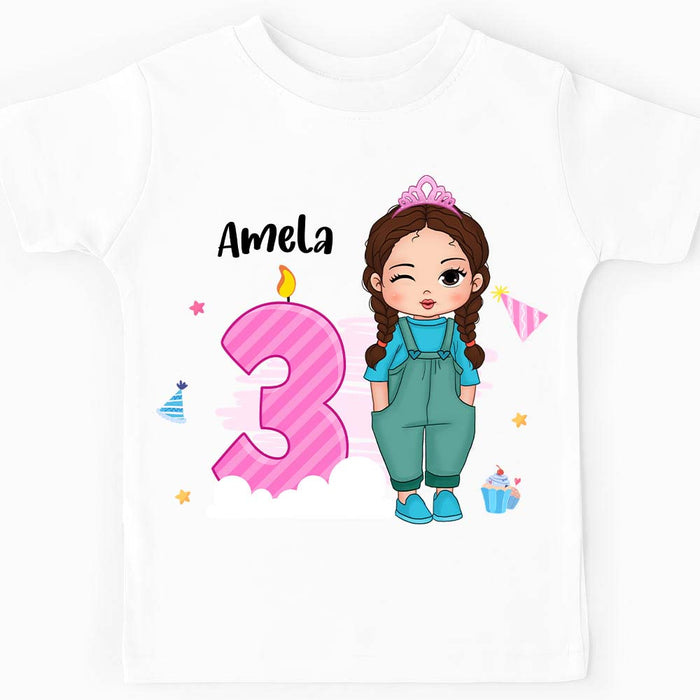 Personalized Gift For Granddaughter Cute Birthday Kid T Shirt 28043 1