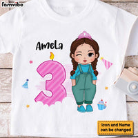 Personalized Gift For Granddaughter Cute Birthday Kid T Shirt 28043 thumb 1