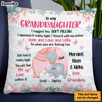 Personalized Gift For Granddaughter You Will Feel My Love Within It Pillow 28045 thumb 1