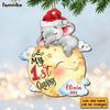 Personalized Baby Gift My First Christmas Elephant Ornament 28050 1