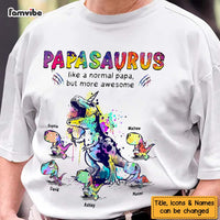 Personalized Papasaurus More Awesome Drawing Style Shirt - Hoodie - Sweatshirt 28051 thumb 1