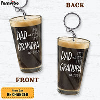 Personalized Gift For Grandpa Beer Est Acrylic Keychain 28058 thumb 1