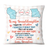 Personalized Gift For Granddaughter Long Distance Pillow 28059 1
