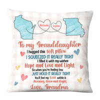 Personalized Gift For Granddaughter Long Distance Pillow 28059 thumb 1