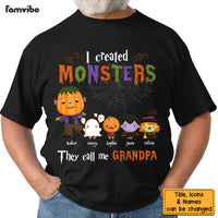 Personalized Gift For Grandpa Halloween Monster Shirt - Hoodie - Sweatshirt 28062 thumb 1