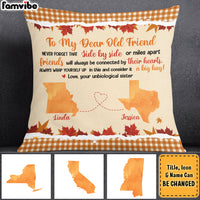 Personalized Fall Gift For Old Friend Long Distance Pillow 28063 thumb 1