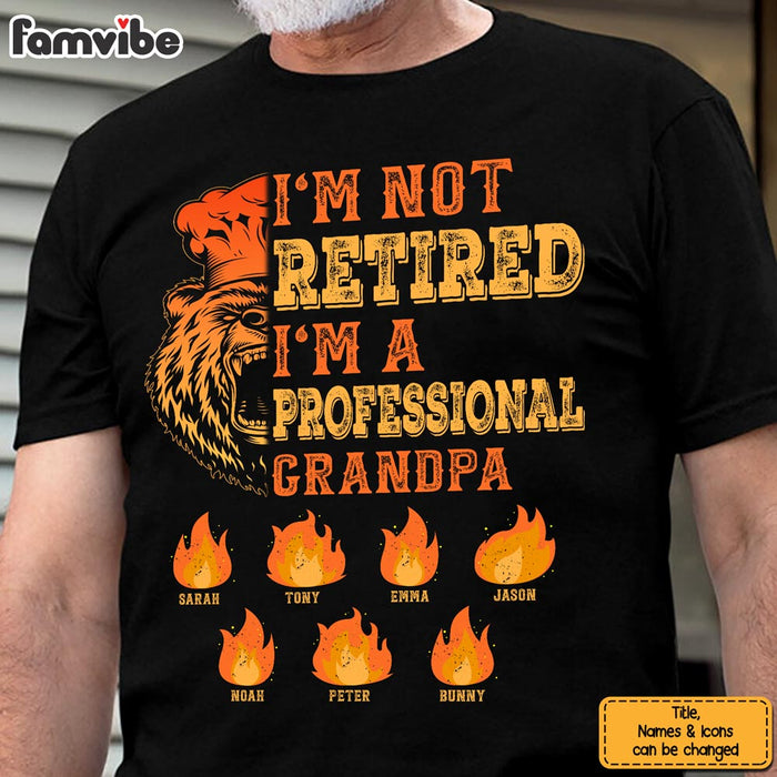 Personalized Retirement Gift For Grandpa Bear Shirt - Hoodie - Sweatshirt 28064 1