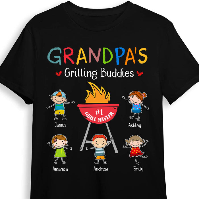 Personalized Gift For Grandpa Grill Master Shirt - Hoodie - Sweatshirt 28065 1