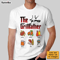 Personalized Gift For Grandpa The Grillfather Shirt - Hoodie - Sweatshirt 28066 thumb 1