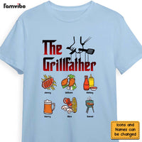 Personalized Gift For Grandpa The Grillfather Shirt - Hoodie - Sweatshirt 28066 thumb 1
