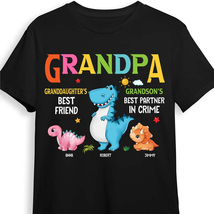 Personalized Gift For Grandpa Friend And Partner Of Grandkids Shirt - Hoodie - Sweatshirt 28072 1