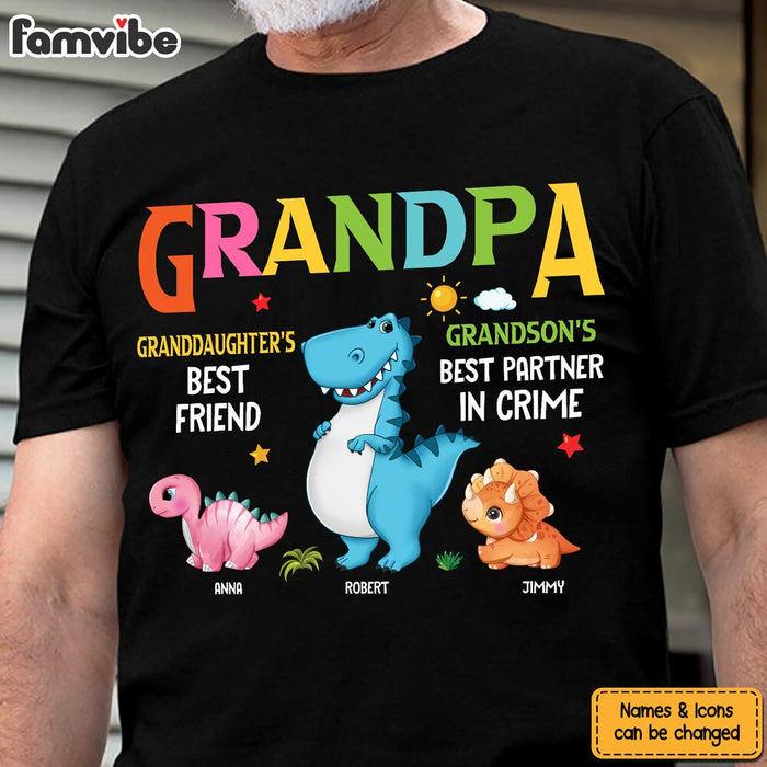 Personalized Gift For Grandpa Friend And Partner Of Grandkids Shirt - Hoodie - Sweatshirt 28072 1
