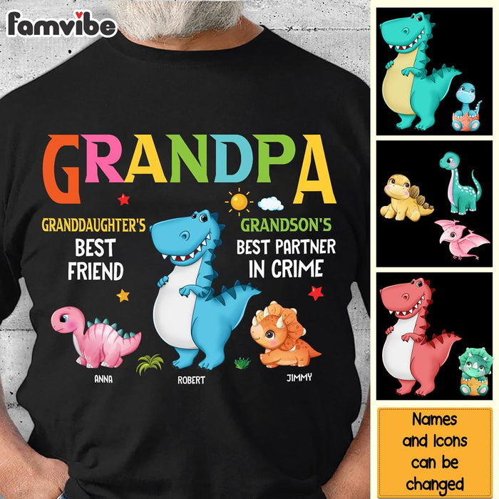 Personalized Gift For Grandpa Friend And Partner Of Grandkids Shirt - Hoodie - Sweatshirt 28072 1