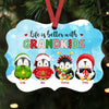 Personalized Christmas Gift For Grandma Cute Penguins Benelux Ornament 28073 1