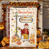Personalized Gift For Grandma Fall Autumn Pumpkin Patch Flag 28075 1