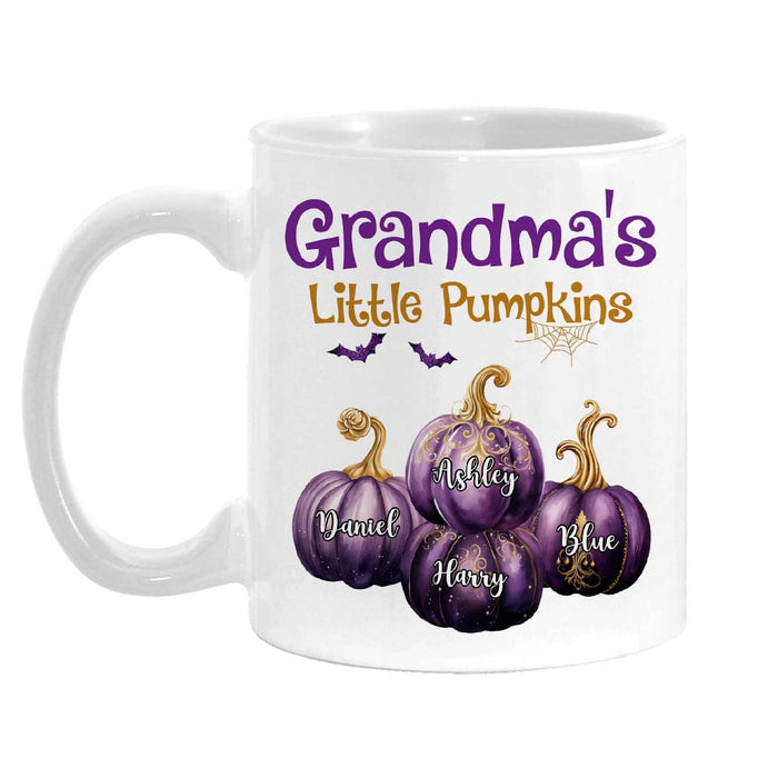 Personalized Gift For Grandma Little Pumpkin Halloween Mug 28076 1