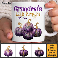 Personalized Gift For Grandma Little Pumpkin Halloween Mug 28076 thumb 1